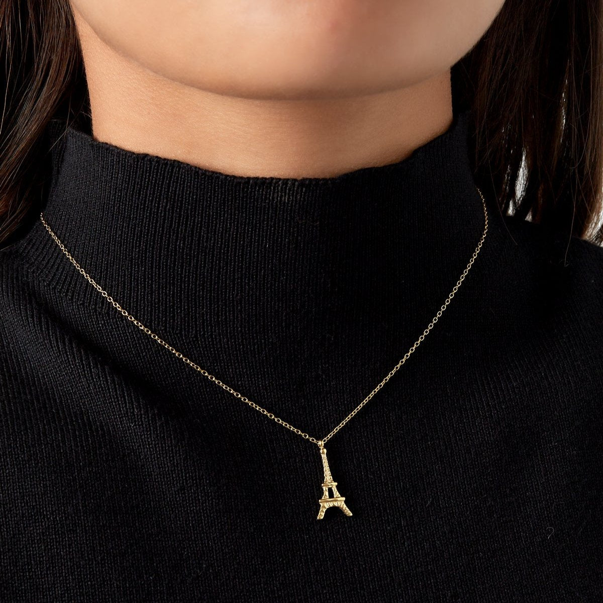 Eiffel elegance ketting - goud