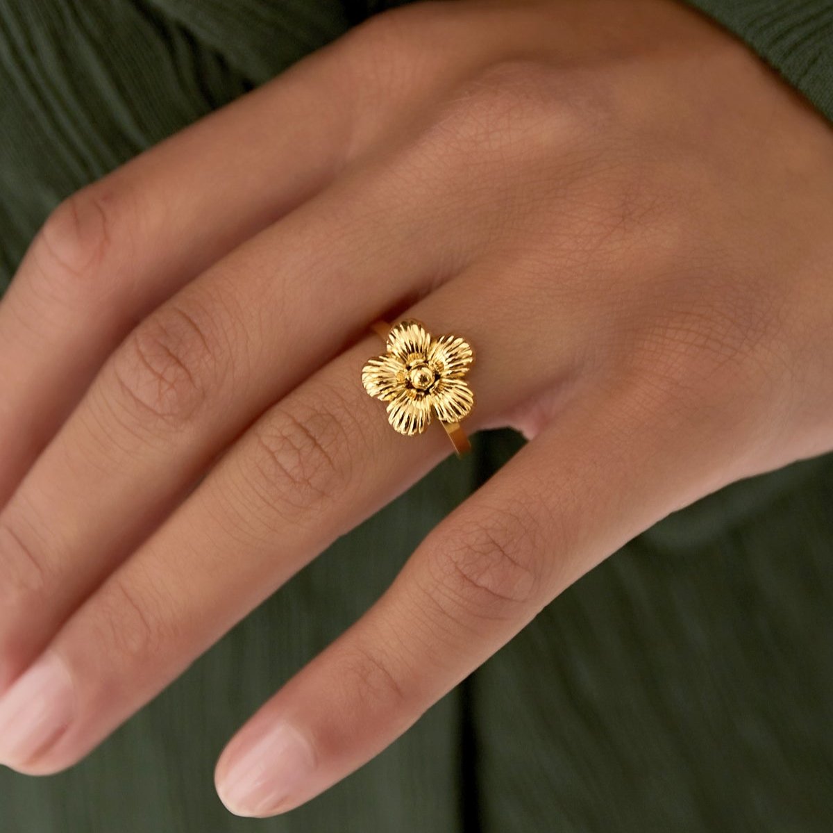 Daisy ring - goud