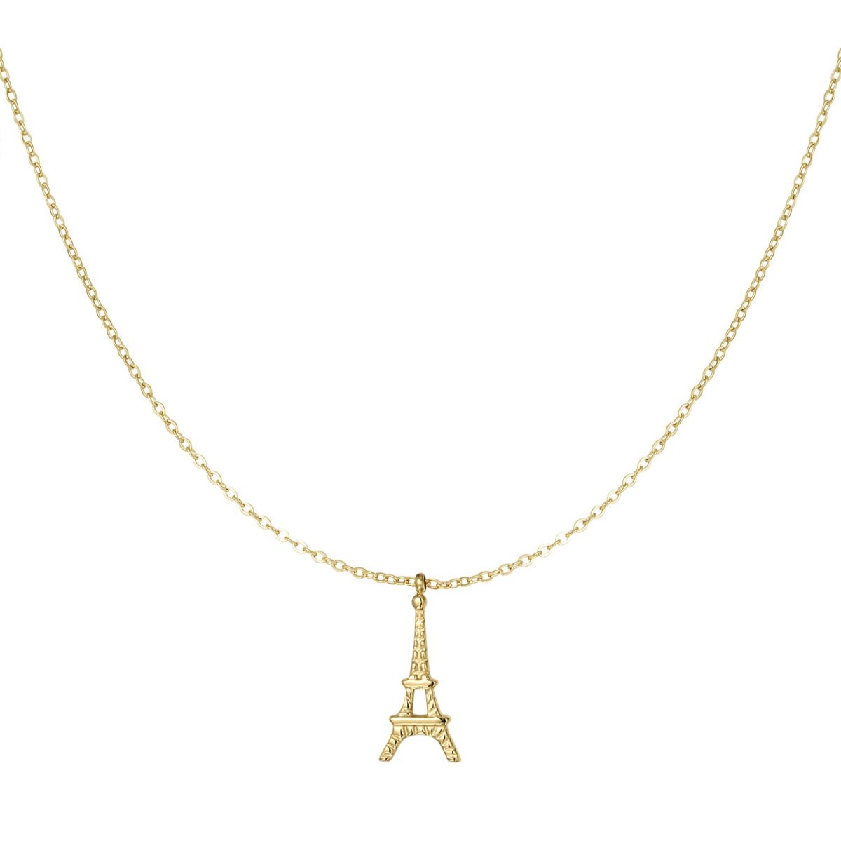 Eiffel elegance ketting - goud