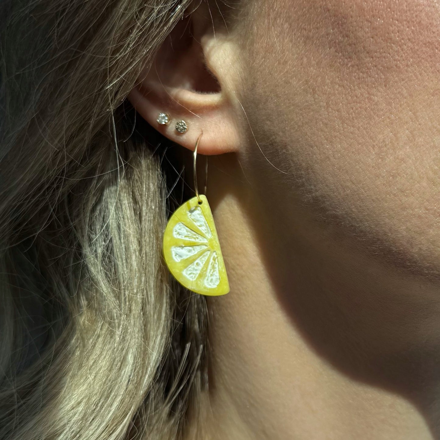 Lemon earrings