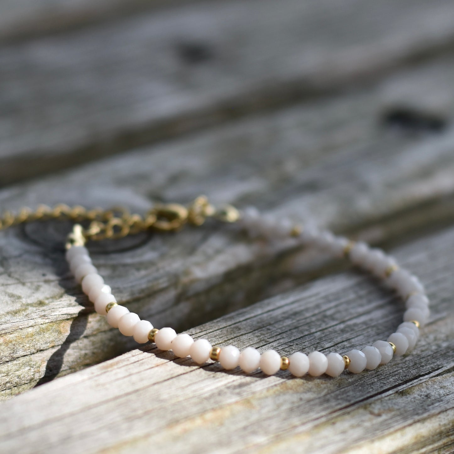 Facet kralen armband