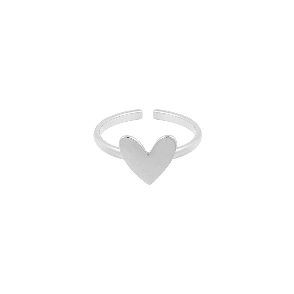 Classic love ring - zilver