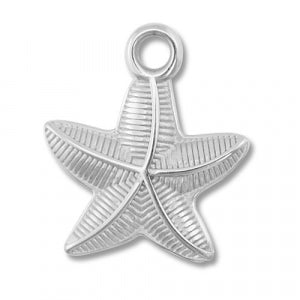 Zeester bedel - Stainless steel goud/zilverkleurig