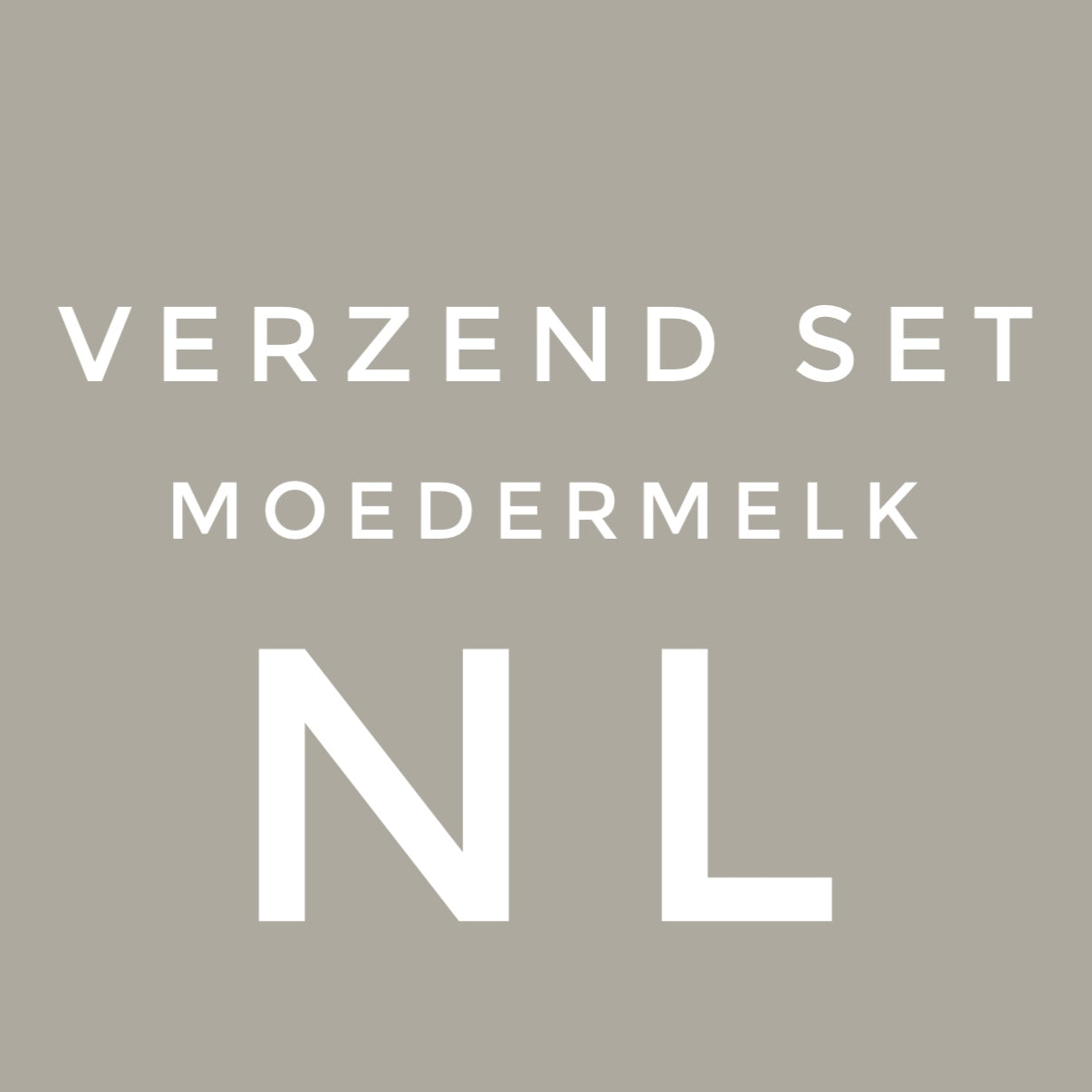 Verzend set moedermelk