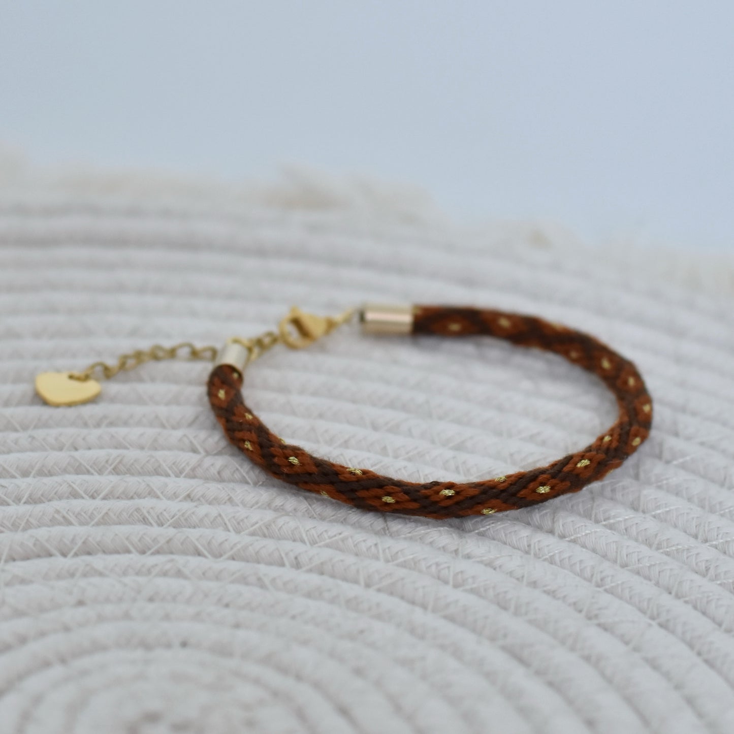 Ruit armbandje - handgevlochten