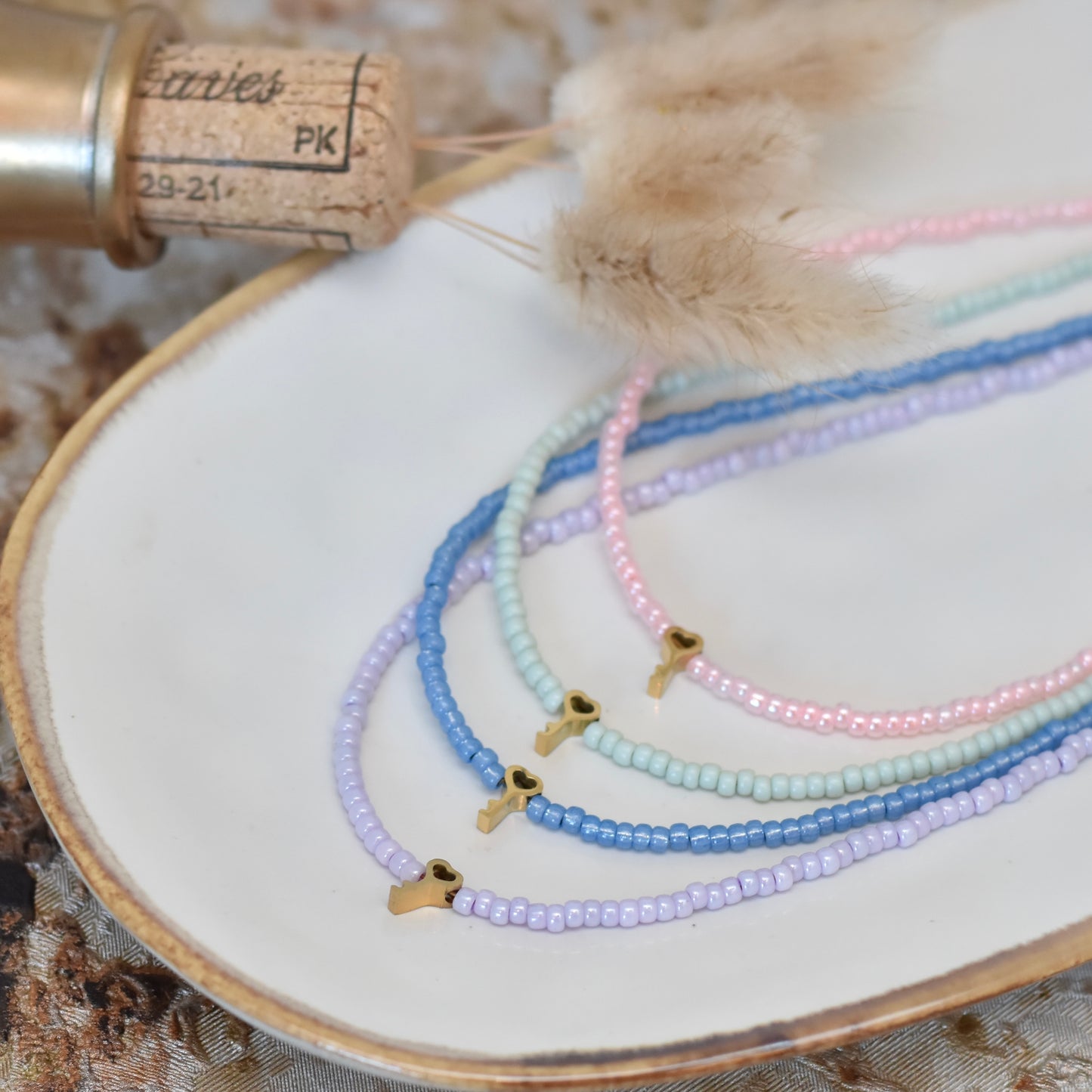 De sleutel tot mijn hart ketting - Roze Limited Edition