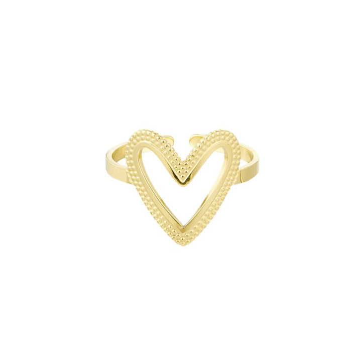 Forever love ring - goud/zilverkleurig