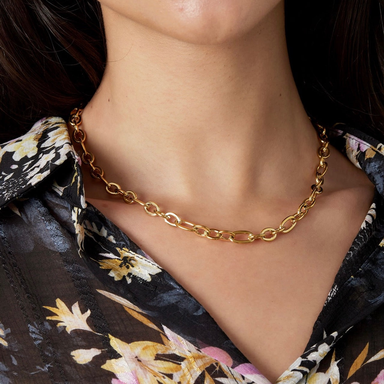 Ketting ovale schakel / 4 lengtes mogelijk (NEW) - Ellen Beekmans Ketting ovale schakel / 4 lengtes mogelijk (NEW) - Ellen Beekmans