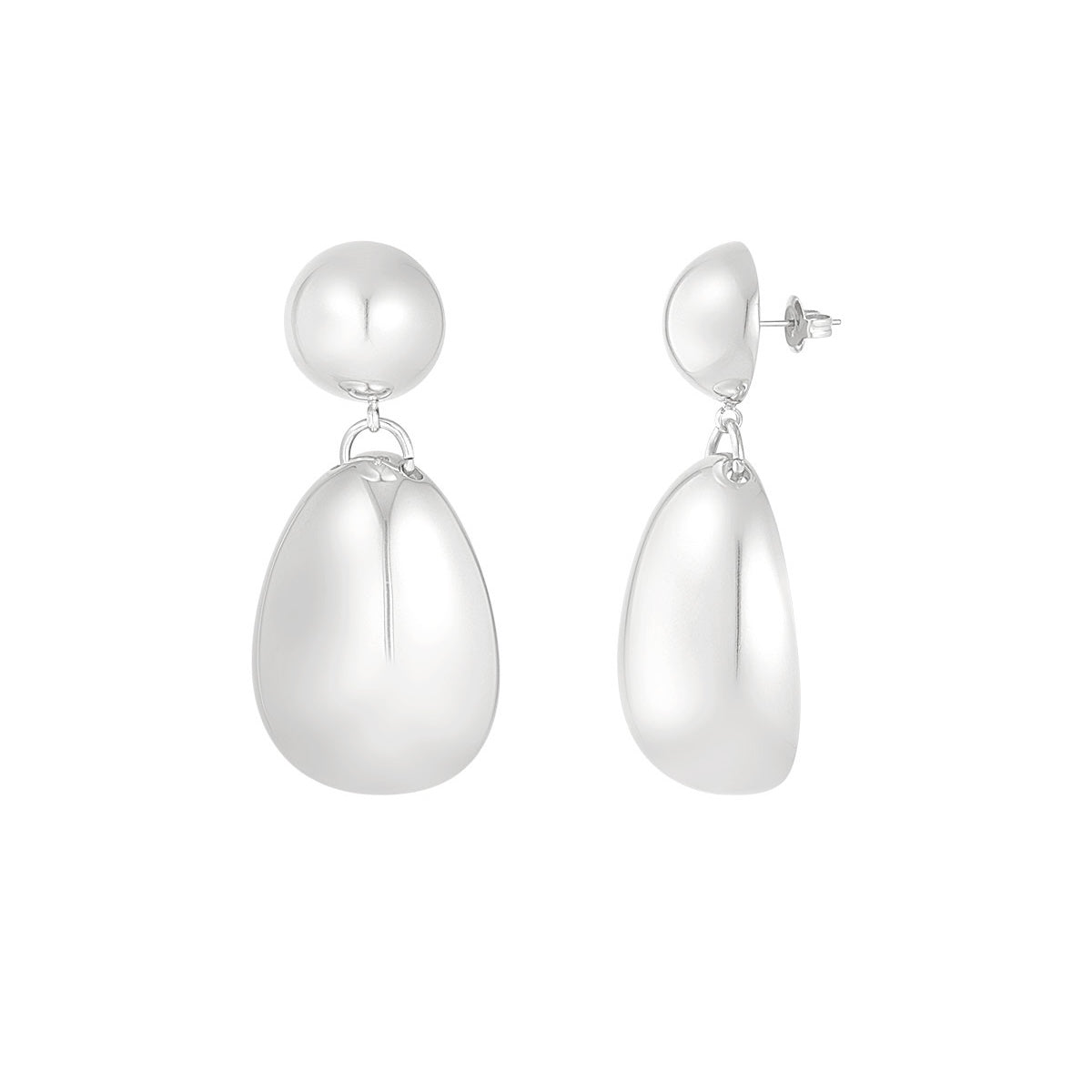 Oorbellen classic crush - Zilver