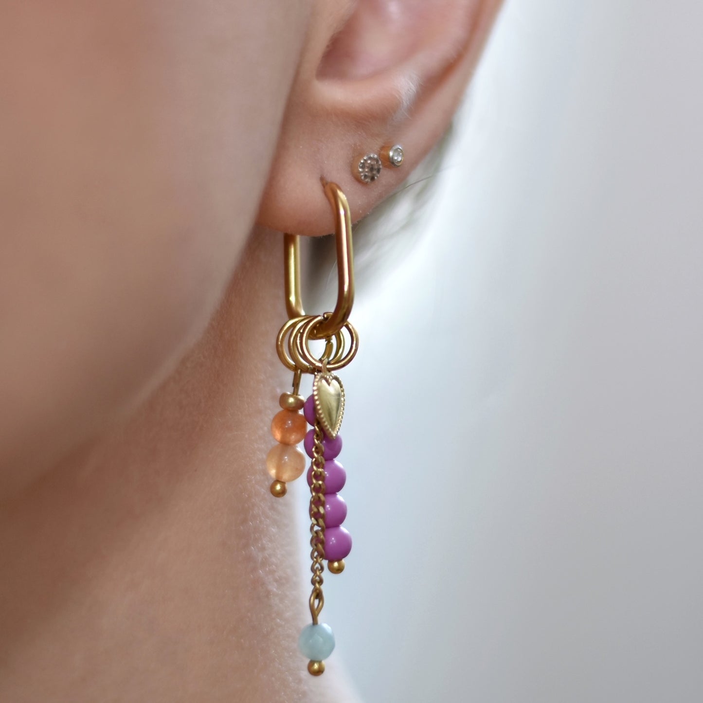 Oorbellen met bedels