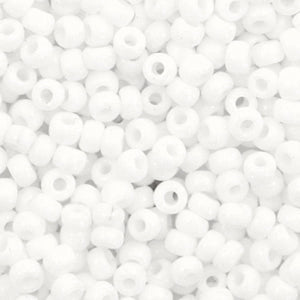 Miyuki rocailles 8/0 (3mm) opaque white 008-402 5 gram