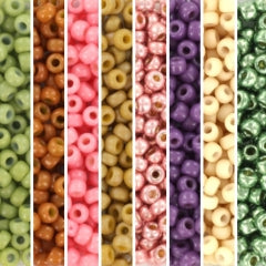 Miyuki rocailles 8/0 8 kleuren - magic earth mix 10 gram