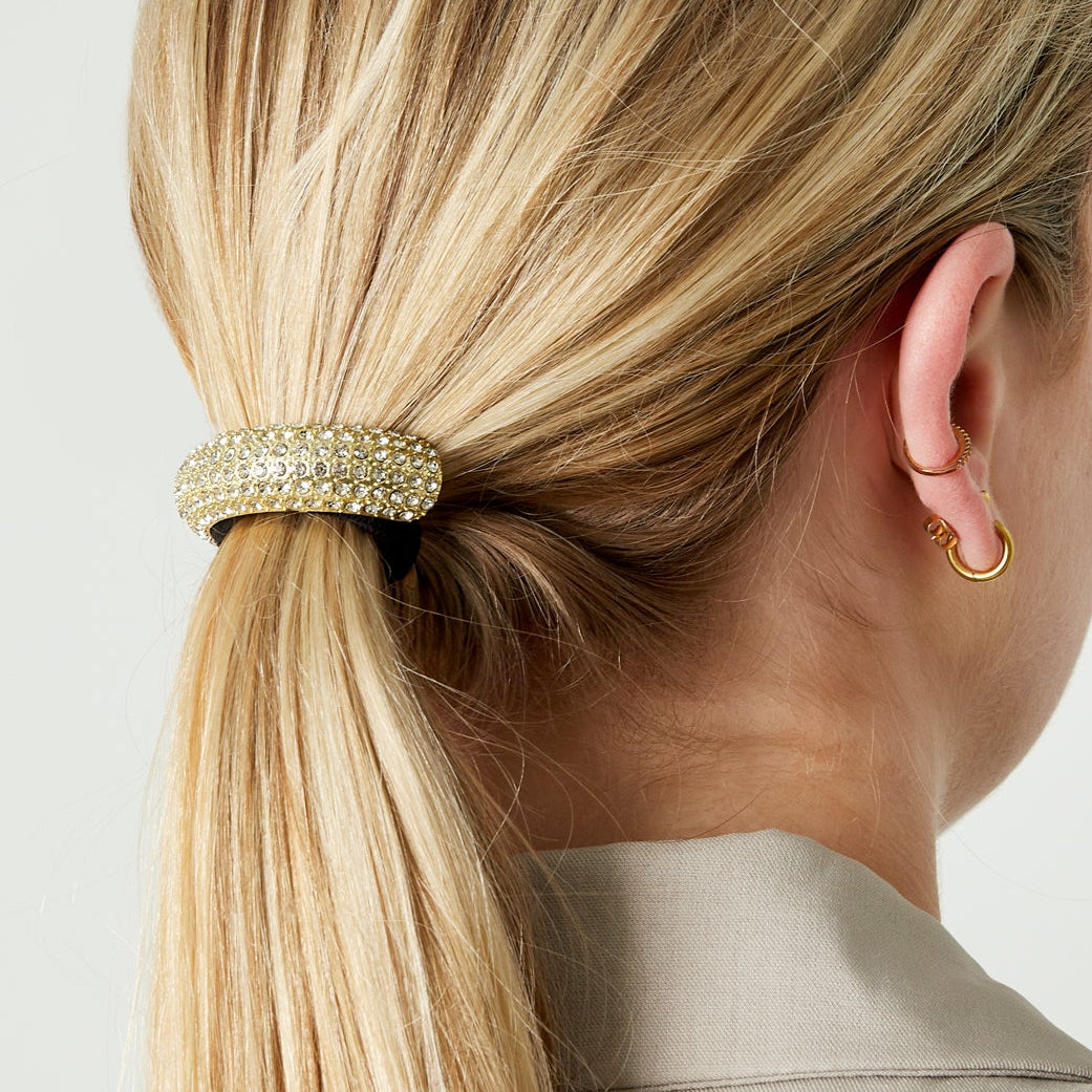 Shimmer haarelastiek - Goud