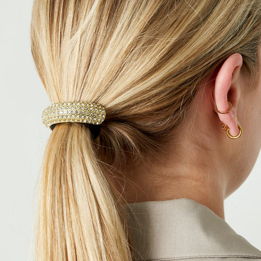 Shimmer haarelastiek - Goud