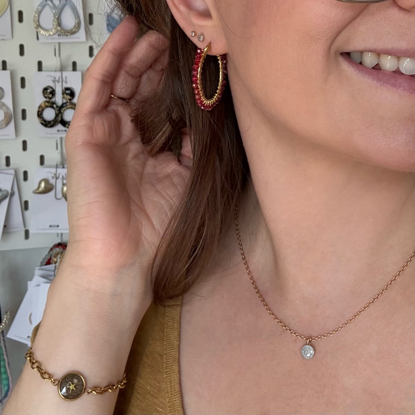 Mila hoops - goud en zilverkleurig