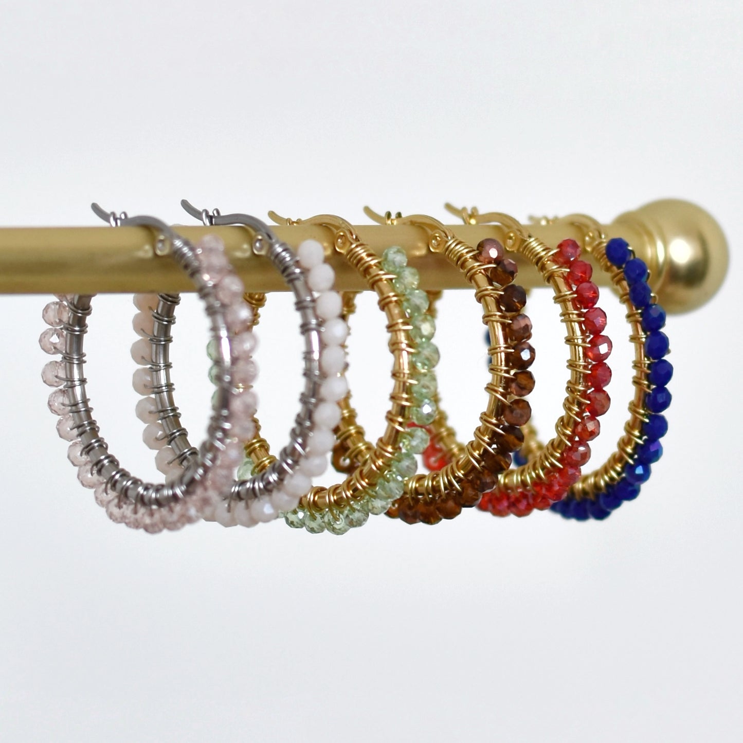 Mila hoops - goud en zilverkleurig