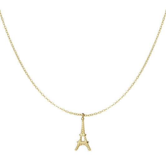 Eiffel elegance ketting - goud