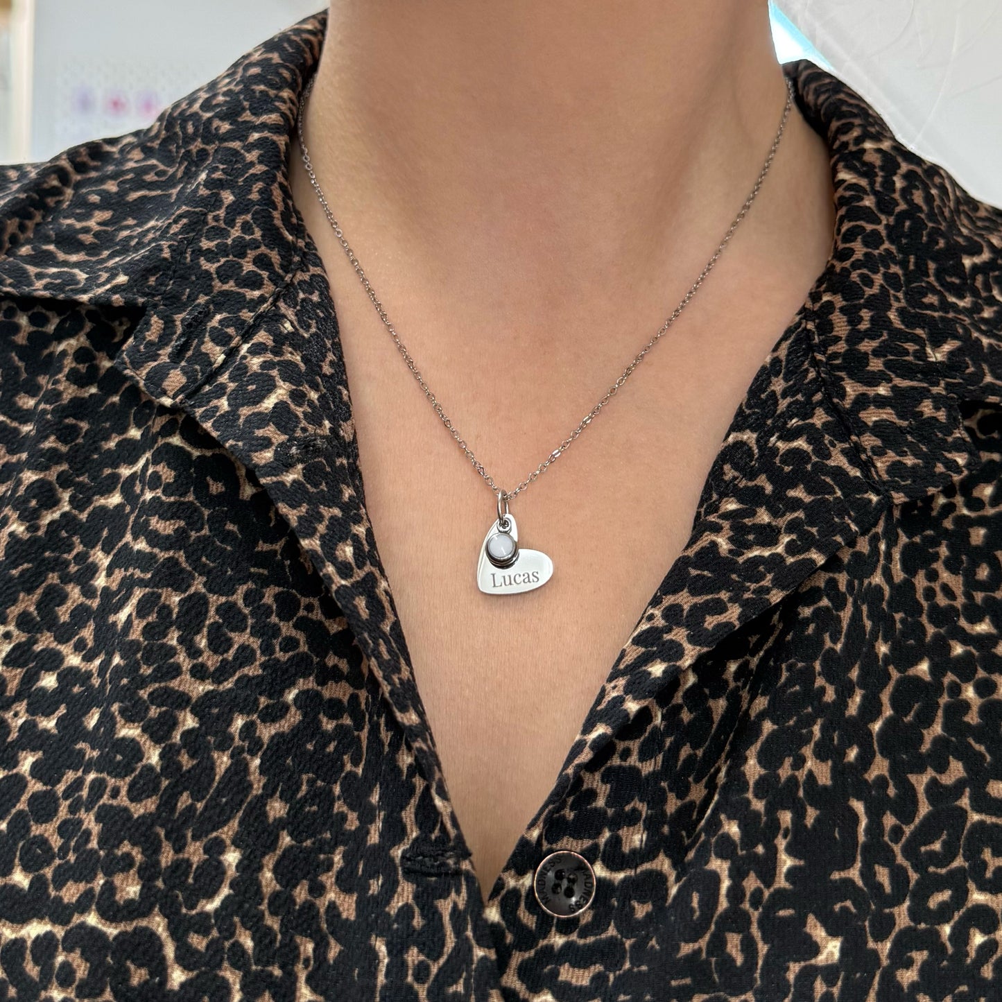 Moedermelk ketting Milly - goud of zilverkleurig rvs