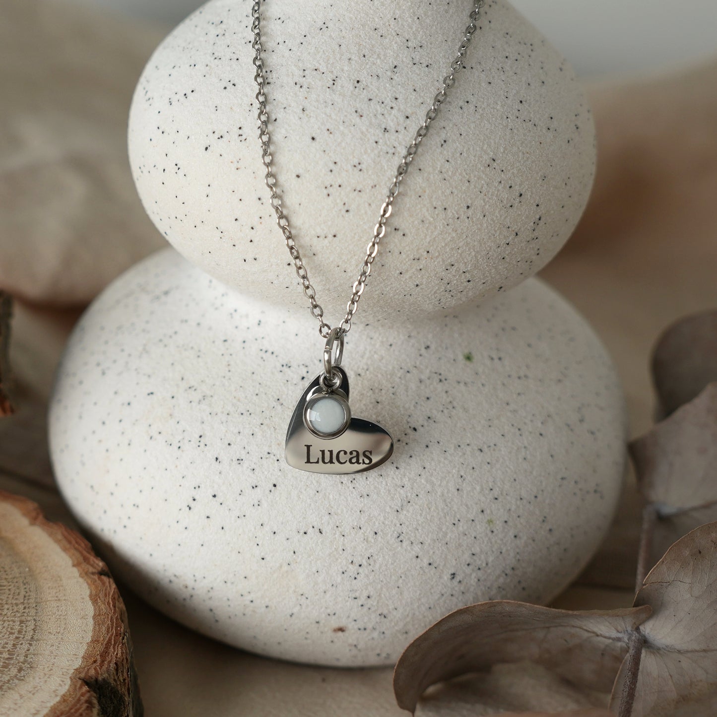 Moedermelk ketting Milly - goud of zilverkleurig rvs