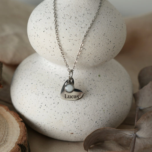 Moedermelk ketting Milly - goud of zilverkleurig rvs
