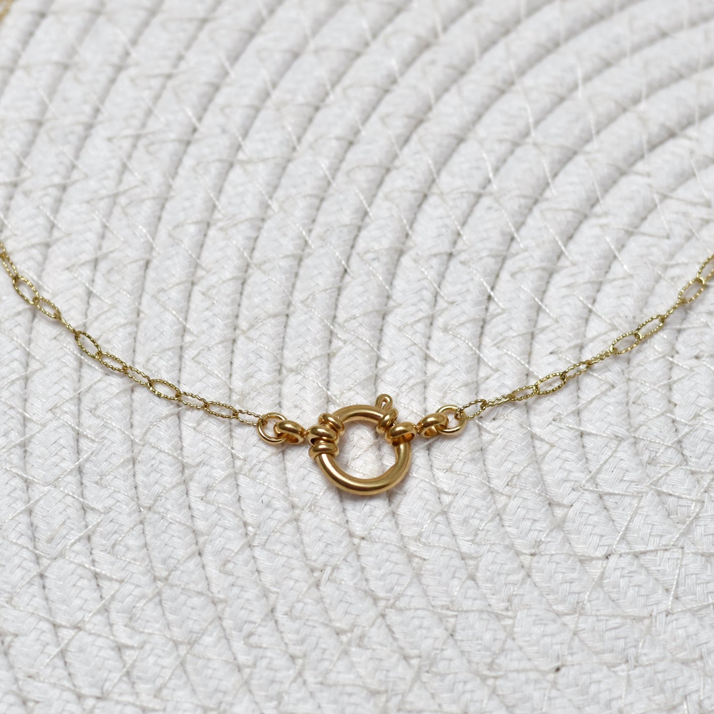 Soft ovaal chain chocker