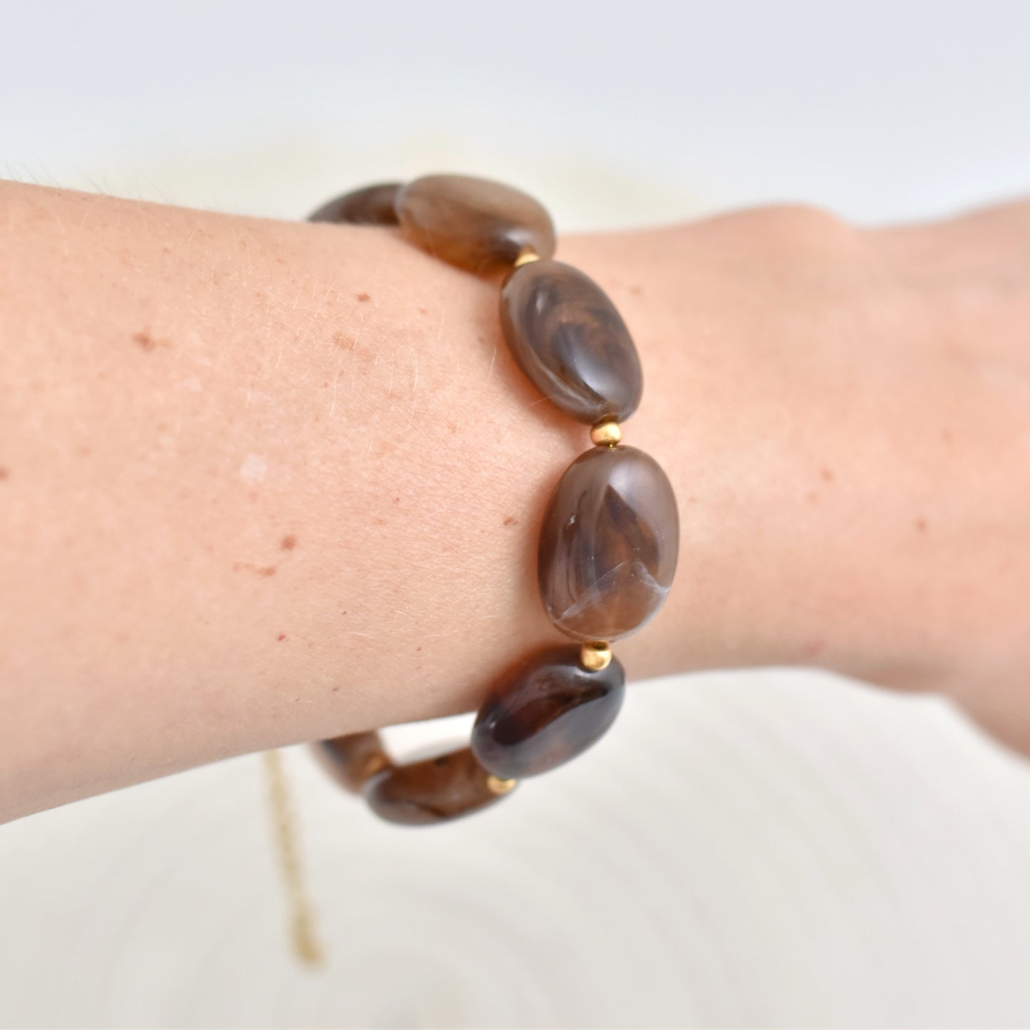 Ovale kralen armband