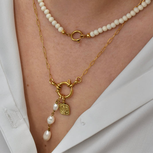 Soft Cream kralen ketting