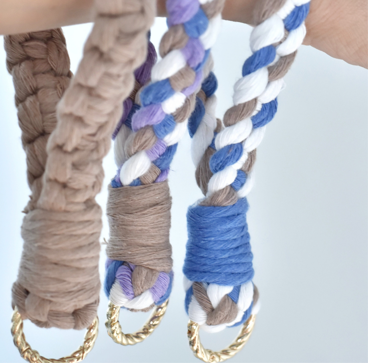 Macramé sleutelhanger