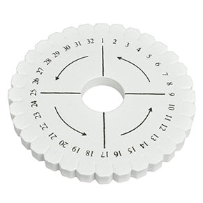 Kumihimo vlechtschijf rond 10cm