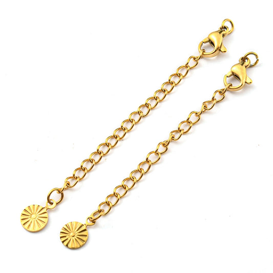 Complete sluiting RVS 18k Gold plated 69mm - goudkleurig