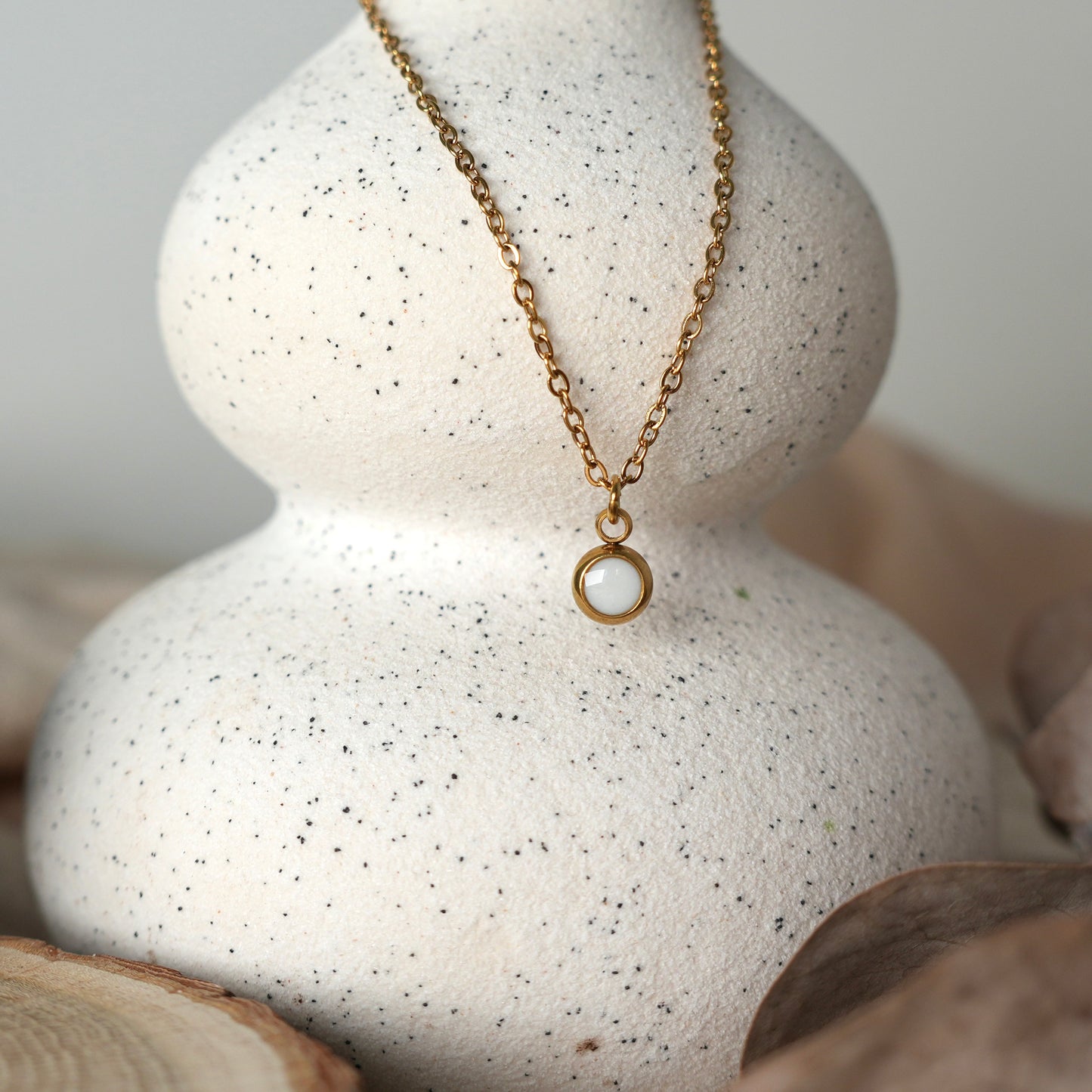 Moedermelk ketting Milly - goud of zilverkleurig rvs