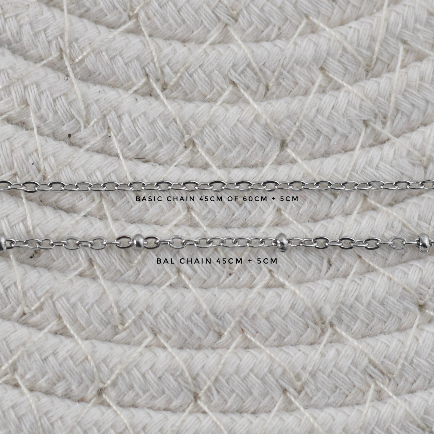 Ketting met eigen tekening of handschrift - zilverkleurig