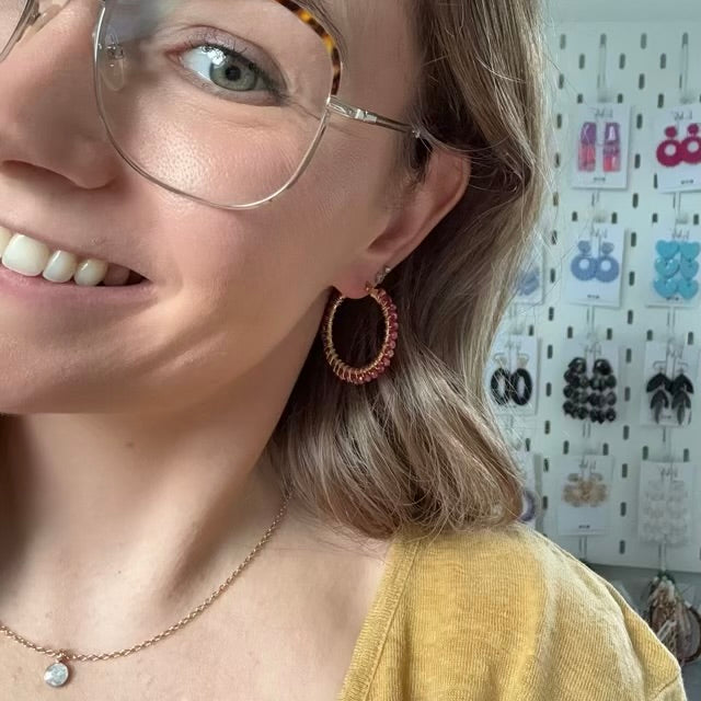 Mila hoops - goud en zilverkleurig
