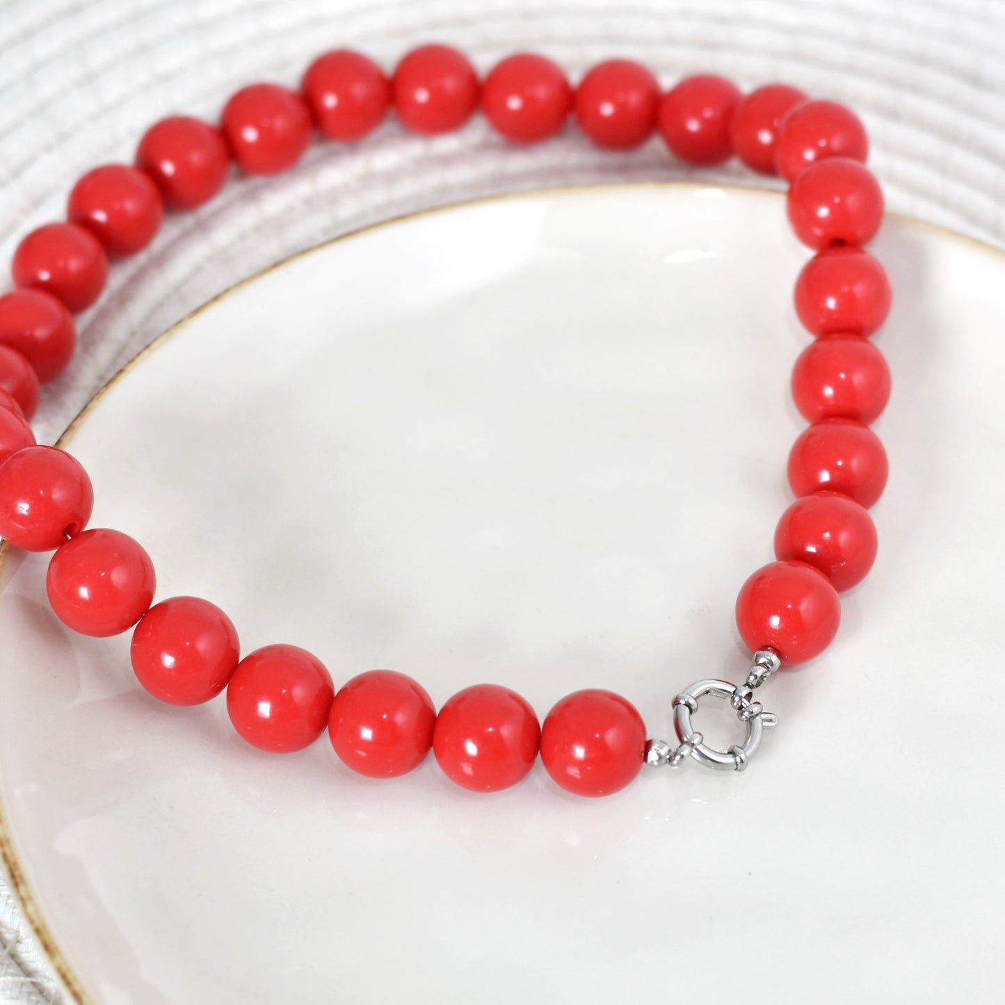 Grote kralen ketting - 16mm