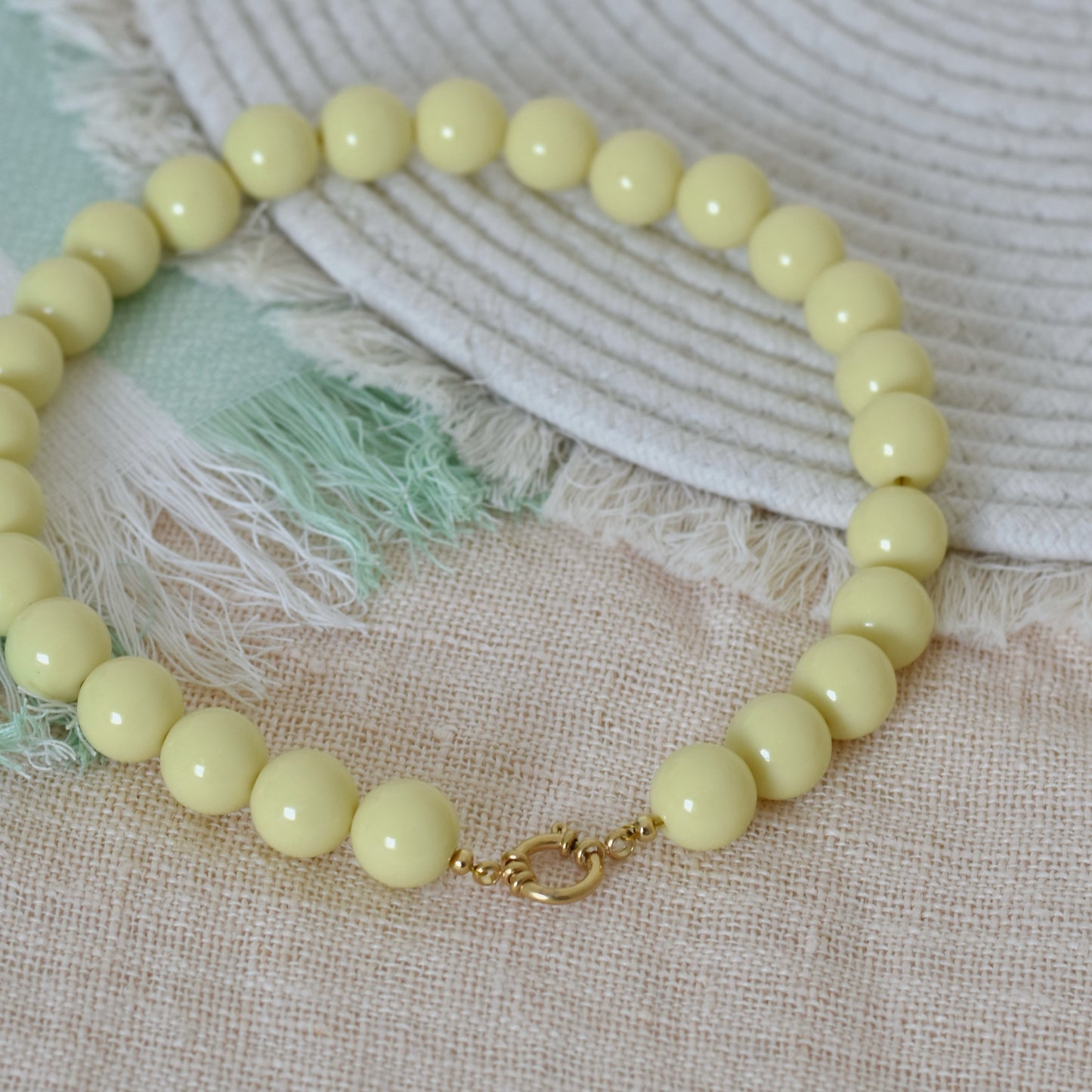 Grote kralen ketting - 16mm