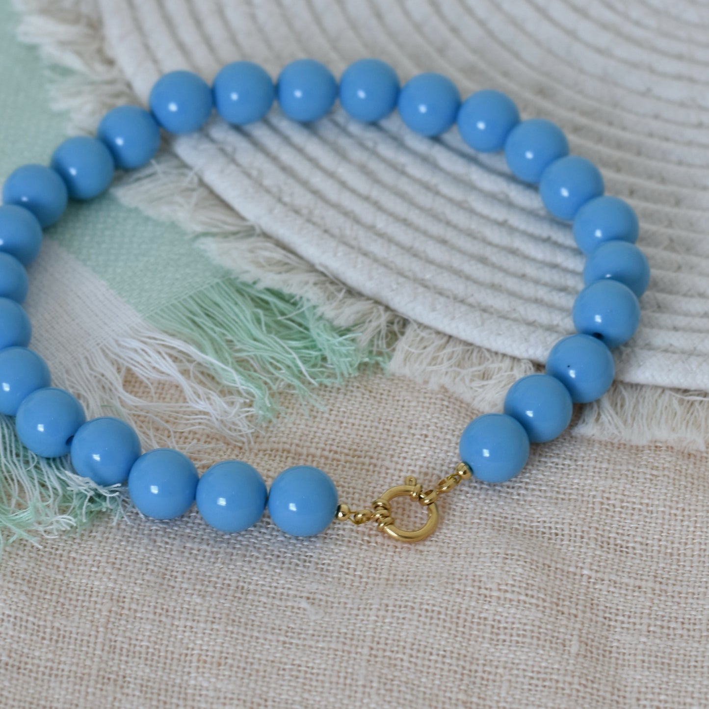 Grote kralen ketting - 16mm