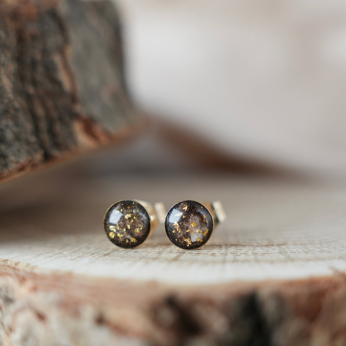 Herinneringsoorbellen Petite (4mm oorknopjes) - 14/20 Gold filled / 925 Sterling Zilver