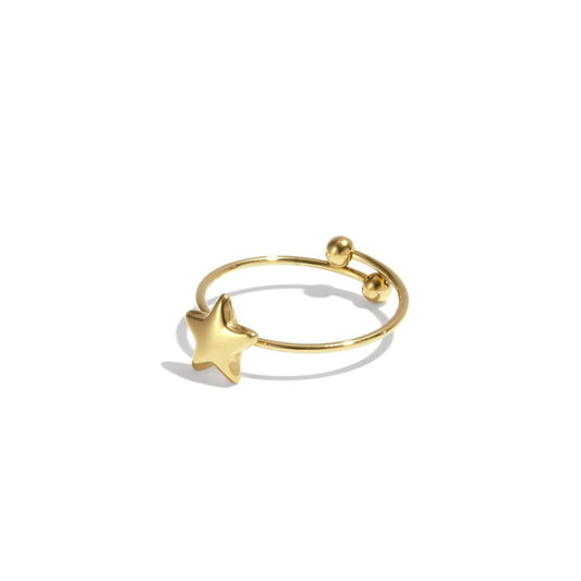 Little star ring - Goud/zilverkleurig