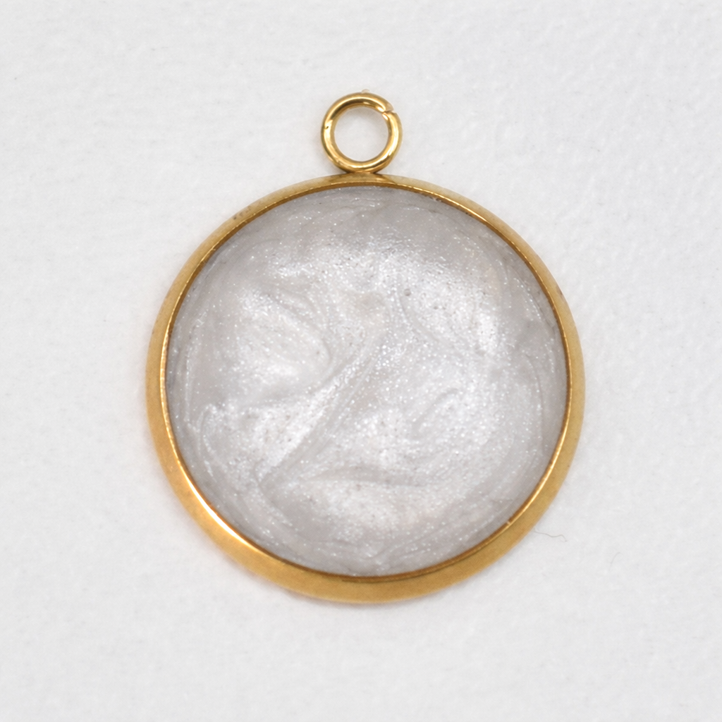 Herinneringsring met as rond - goud of zilverkleurig rvs